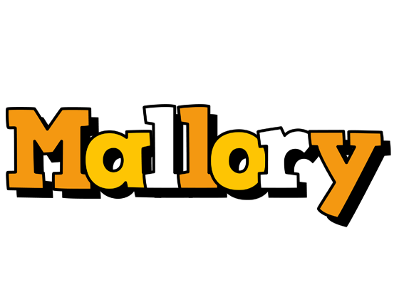 Mallory cartoon logo