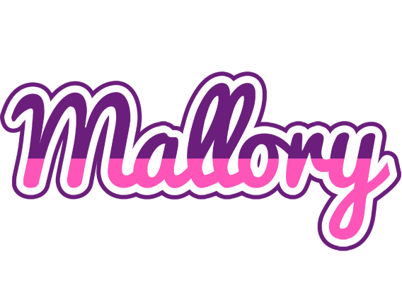 Mallory cheerful logo
