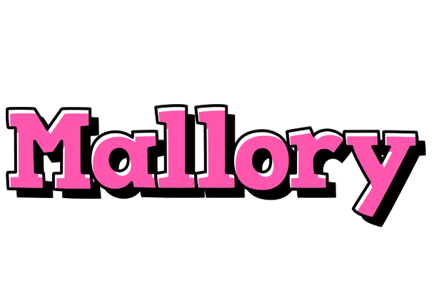 Mallory girlish logo