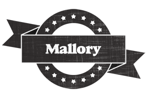 Mallory grunge logo