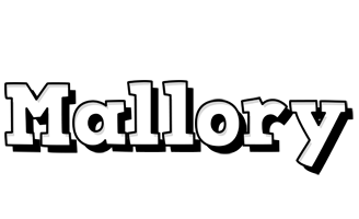 Mallory snowing logo