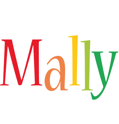 Mally birthday logo