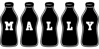 Mally bottle logo