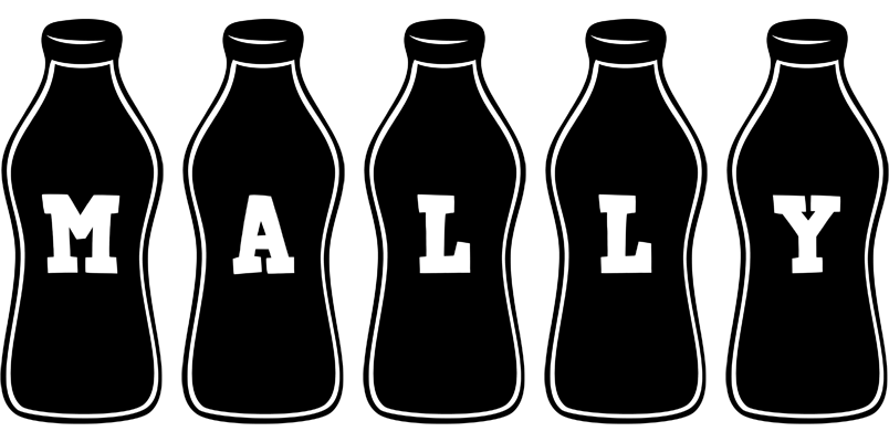 Mally bottle logo