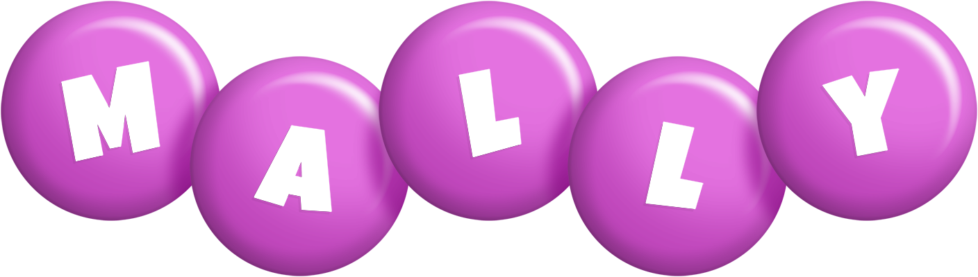 Mally candy-purple logo
