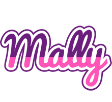 Mally cheerful logo