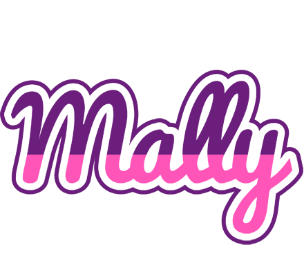 Mally cheerful logo