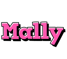 Mally girlish logo