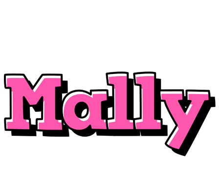 Mally girlish logo