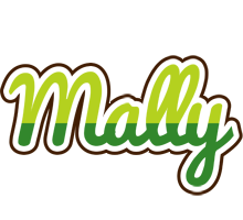 Mally golfing logo