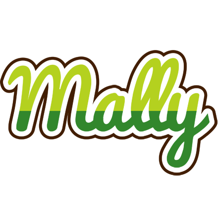 Mally golfing logo