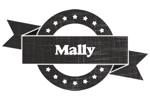 Mally grunge logo