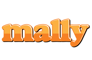 Mally orange logo