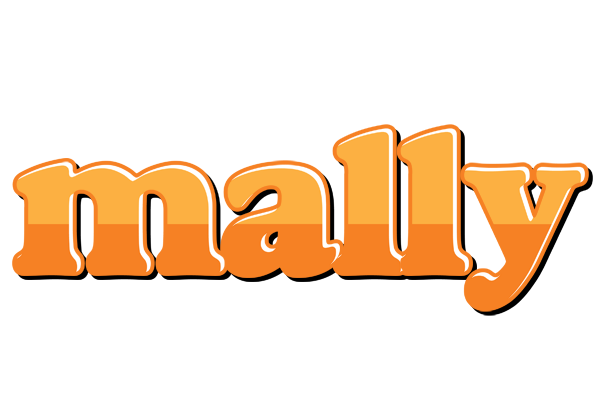 Mally orange logo
