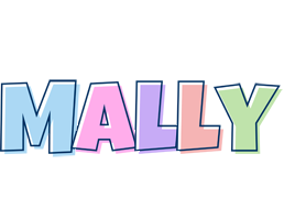 Mally pastel logo