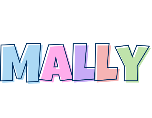 Mally pastel logo