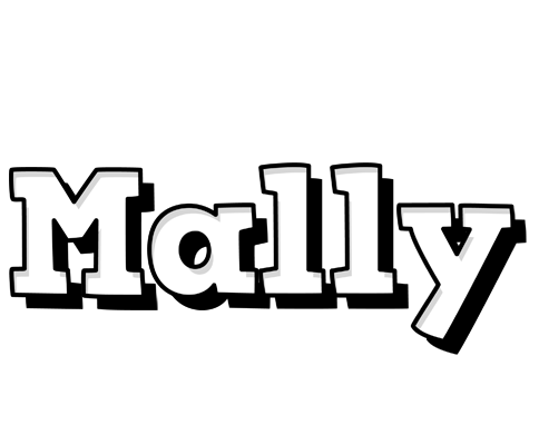 Mally snowing logo
