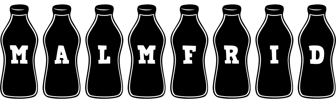 Malmfrid bottle logo