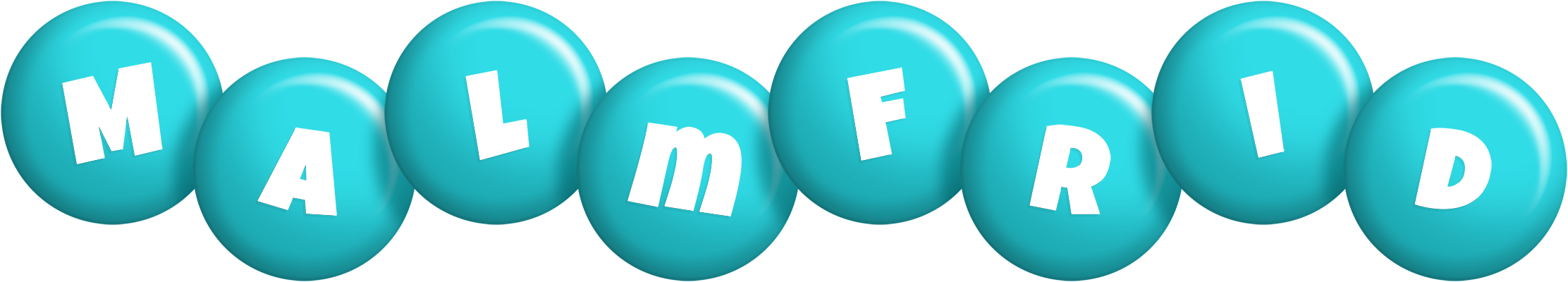 Malmfrid candy-azur logo