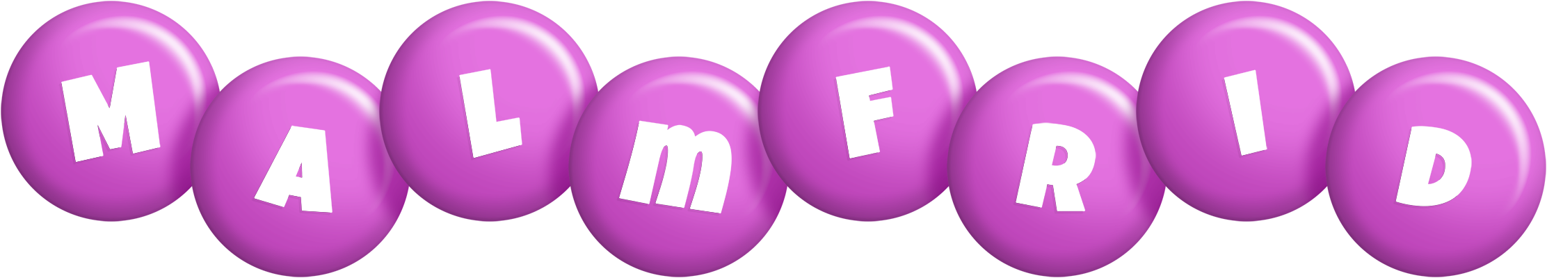 Malmfrid candy-purple logo