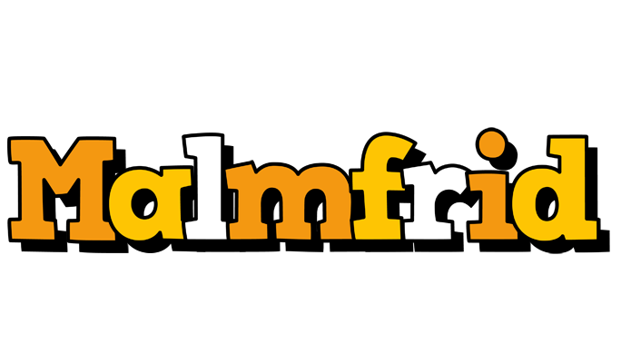 Malmfrid cartoon logo