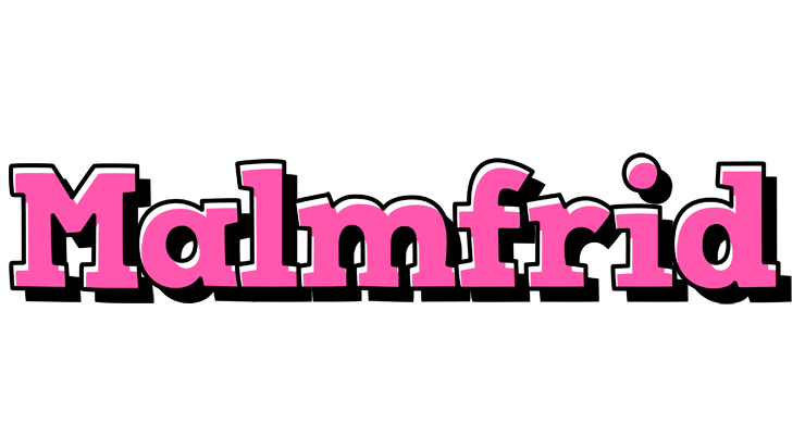 Malmfrid girlish logo