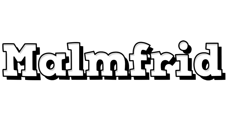 Malmfrid snowing logo