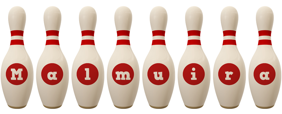 Malmuira bowling-pin logo
