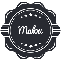 Malou badge logo