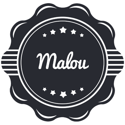 Malou badge logo
