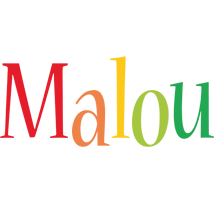 Malou birthday logo