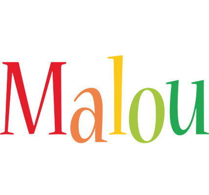 Malou birthday logo