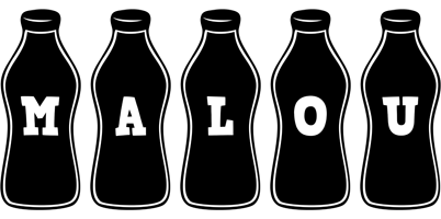 Malou bottle logo