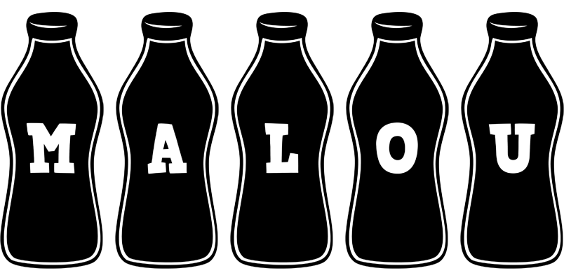 Malou bottle logo