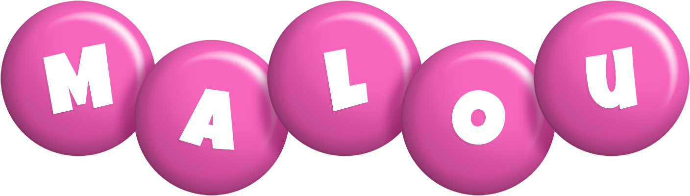 Malou candy-pink logo