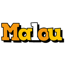 Malou cartoon logo