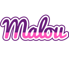 Malou cheerful logo