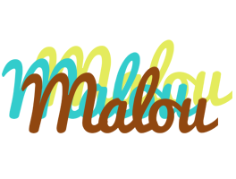 Malou cupcake logo