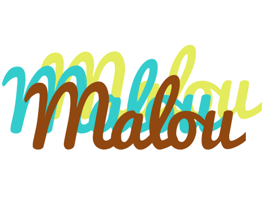 Malou cupcake logo