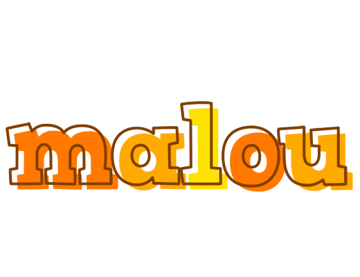 Malou desert logo