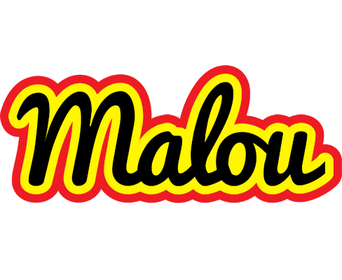 Malou flaming logo
