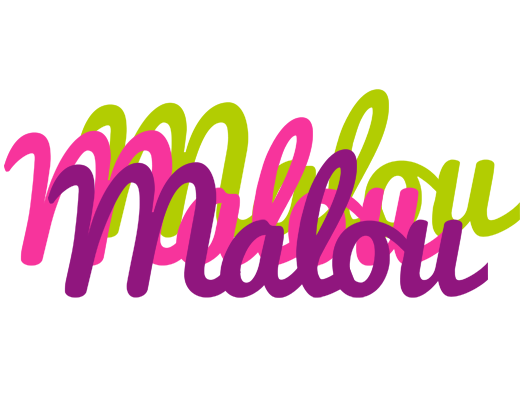 Malou flowers logo
