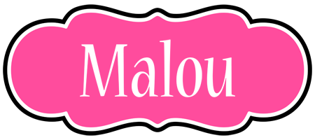 Malou invitation logo