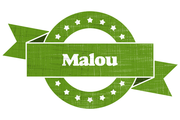 Malou natural logo