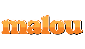 Malou orange logo