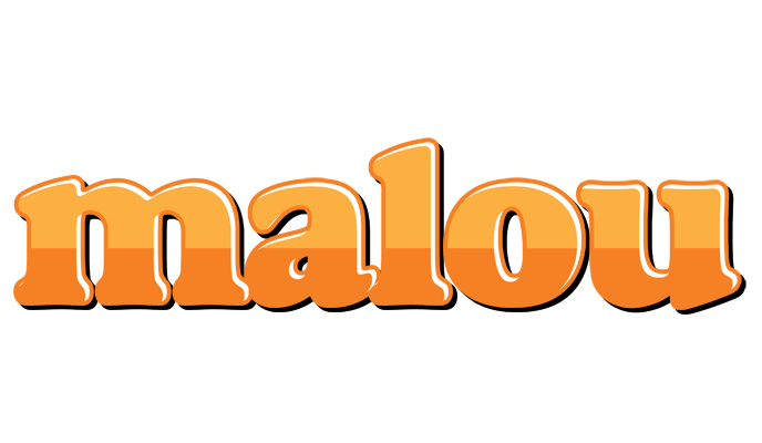 Malou orange logo