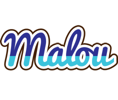 Malou raining logo