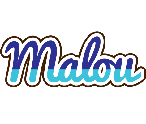 Malou raining logo