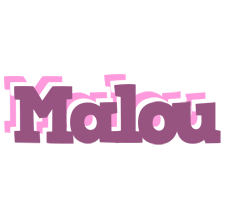 Malou relaxing logo