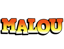 Malou sunset logo